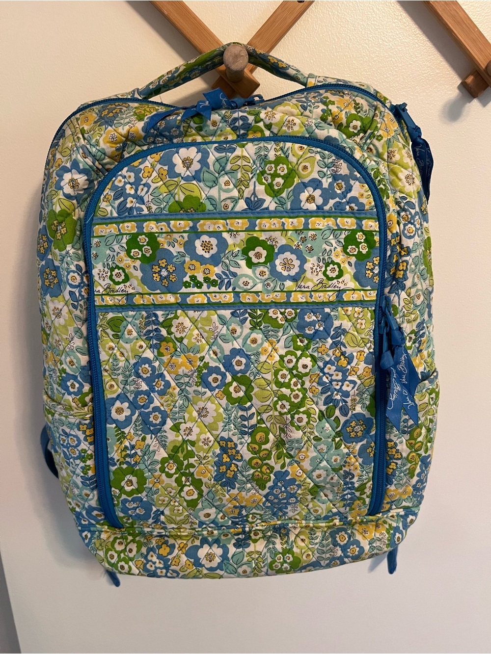 Vera Bradley Iconic Campus Backpack in retired English Meadow